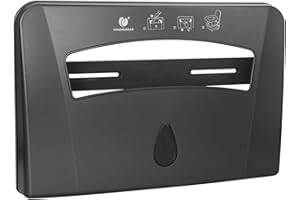 Toilet Seat Cover Dispenser, Wall Mounted Compatible with Half-fold, CHUANGDIAN, Dark Grey