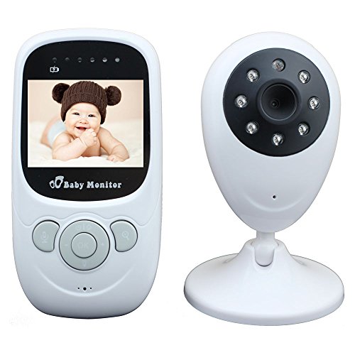 New Baby Monitor 2.4 inch LCD IR night vision 2 way talk 4 Lullabies Temperature monitor (2.4 inch LCD IR night vision)
