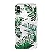 Produktbild Schutzhülle für iPhone X, Crazylemon Klare Transparentes Ultradünn Weich Flexibel TPU Silikon Zurück Gummipuffer Schöne Blume Muster Passt Perfekt Antikratzer Durable Schutzhülle für iPhone X 5.8 Zoll - Bananenblätter