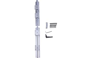 CNCYEAH 1 guía lineal SBR20 de 2000 mm, incluye 2 unidades SBR20 de 1000 mm, eje de guía deslizante con 4 bloques de rodamientos SBR20UU, 2 tacos para impresora 3D DIY