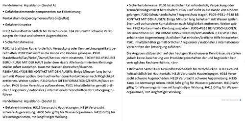 Minipool Set Sauerstoff – 2 x Aquablanc 0,32 kg chlorfreie Wasserpflege mediPOOL - 2