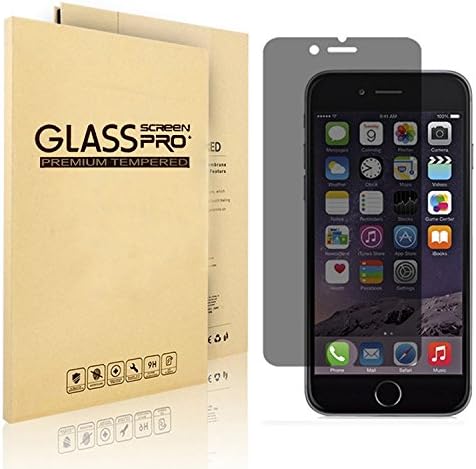 NEXTANY® iPhone 6 Plus Privacy Glass Screen Protector - Protect Your Screen From Scratches Drops and Anti-Spy - Maximize Your Resale Value - Touchscreen Accuracy (iPhone Plus)
