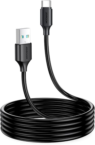 Joyroom S-Uc027A9 3A USB-A to Type-C Fast Charging Cable – 2M – Black High-Speed 3A Charging | Durable PVC | Tangle-Free