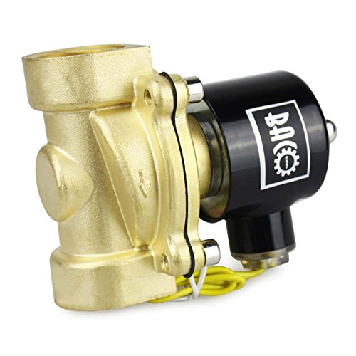 BACOENG DC24V 1″ Messing/Edelstahl Elektrisches Magnetventil Wasser Gas NC(1/4″ 1/2″ 3/4″) - 3