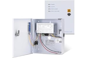 Amalocks 12v Power Supply 1A with Metal Lockable Box | Uninterruptible Power Supply | Reliable 1amp UPS DC Solution for Secure and Continuous Power Needs | Durable and Safe Design
