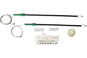 Bossmobil compatible con CORSA D, CORSA D Van, Delantero derecho, kit de reparación de elevalunas eléctricos