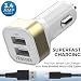 iVoltaa 3.4A Dual Port Rapid Car Mobile Charger With Micro USB Cable for All Devices (White) RS.549.00