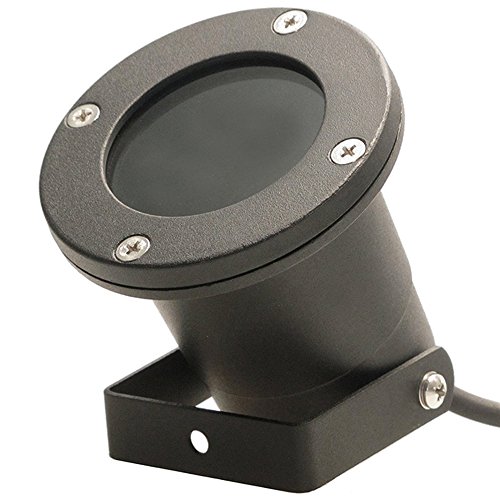 SAILUN 4 x 3W LED Gartenleuchte Rasen Licht mit Erdspieß, Matt-Schwarz, Warmweiß 85-265V, wasserdicht IP65 für den Außenbereich Garten Teich Park Landschaft - 3