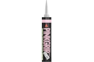 Sika Pinkgrip Solvent Free Grab Adhesive – Overpaintable – Ideal for Interior Use – White – 380ml