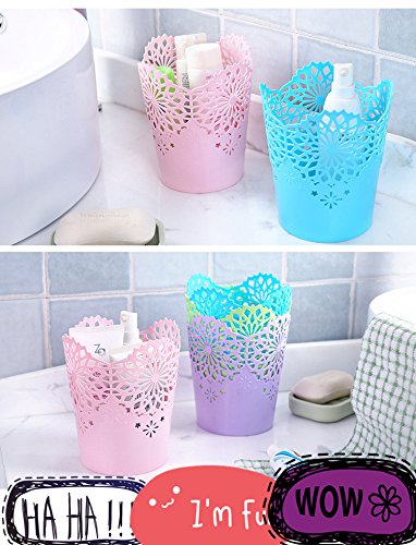 4  x wicemoon Hollow patr  n peque  o de escritorio soporte para bol  grafo  Creative decoraci  n lindo cesta papelera