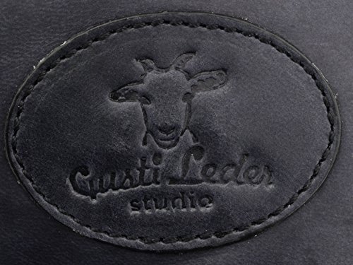 Gusti Leder studio „Lea“ Henkeltasche Laptoptasche MacBook 13 Zoll Businesstasche Ledertasche Notebooktasche 13 inch Ausziehbare Griffe Ziegenleder Vintage Graphitgrau Dunkelgrau 2H64-29-6 - 9