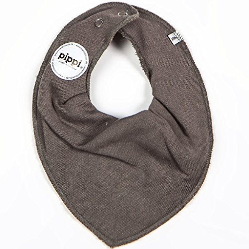 Pippi 4er Set Baby Dreieckstuch Halstuch Lätzchen GRAU - 3