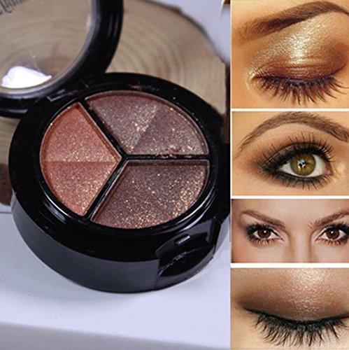 LHWY Smoky Cosmetic Set 3 colors Professional Natural Matte Makeup Eye Shadow (Multicolor,04)