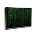 Produktbild Data Code - Kunstdruck auf Leinwand (90x60 cm) zum Verschönern Ihrer Wohnung. Verschiedene Formate auf Echtholzrahmen. Höchste Qualität.