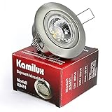 Schutzart: IP20, Fassung GU10 Hochvolt 230V und Fassung GU5.3 / MR16 Niedervolt 12V