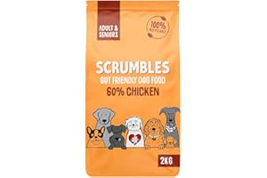 Scrumbles Dry Dog Food with Fresh Chicken, 2 kg (Pack of 1),package may vary