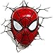 Produktbild Wandleuchte 3D LIGHT Deko SPIDERMAN Lampen - Wandleuchte, 3D LIGHT SPIDERMAN, MSL :-