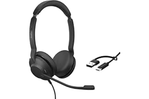 Jabra Evolve2 30 SE - USB-A/USB-C - cuffie a doppio filo certificate per Microsoft Teams
