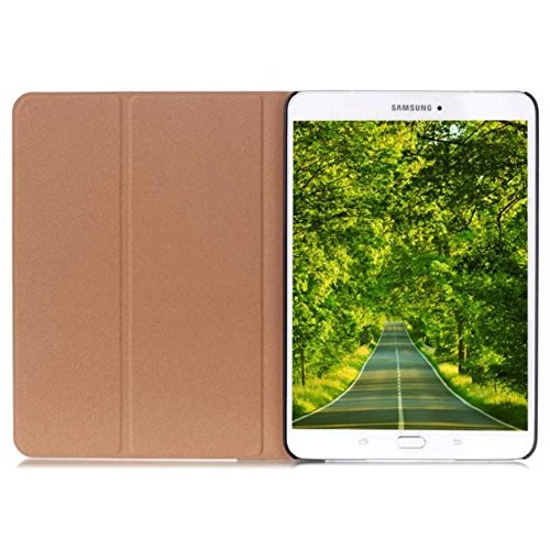 Smart Cover für Samsung Galaxy Tab E SM-T560 T561 9.6 Zoll Case Stand Slim Flip Book Cover Folio Skin (Blau) NEU - 4