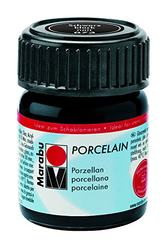 Marabu 073 15 ml Porzellan Malen, schwarz