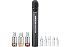 Topeak Torqbar DX Llave Dinamométrica Nano, Negro, Única