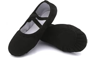 Acfoda Zapatillas Danza Lona Niñas Antideslizantes Calzado Ballet Gimnasia
