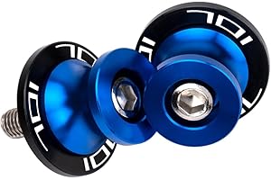 MotHeartCNC M10 Paddock-Ständer Bobbins für 701 Enduro 701 Supermoto Vitpilen 701 Svartpilen 701 Spulen für den Paddock-Ständer Motorrad 701 enduro Zubehör (Blau)