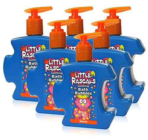6x Little Rascals Kids Bubble Bath Soothing Childrens Splash 250ml