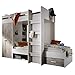 Produktbild trend-moebel HOCHBETT Incl. KLEIDERSCHRANK 2-TRG. 2 x 90x200 cm KINDERZIMMER JUGENDZIMMER Weiss SANDEICHE