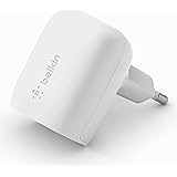 Belkin Caricabatteria da parete USB Type C Power Delivery da 20 W, caricatore USB C rapido certificato USB-C PD 3.1 PPS, desi