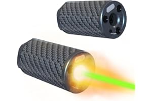 T238-Airsoft Tracer Glow in The Dark, Traceur Tactique Spitfire pour Airsoft/Gel Blaster avec Interface Filetée de 14 mm CCW