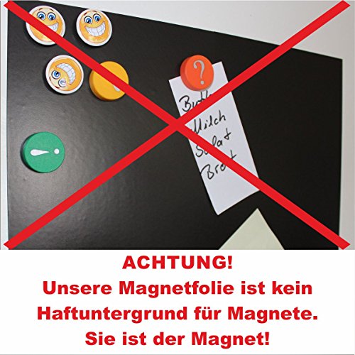 3 Stk. Magnetfolie 0,5mm Permaflex 518 Semi anisotrope, selbstklebend, Art. mag_002, DIN A4 - 4