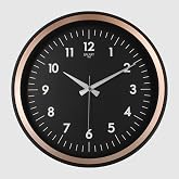 Galaxy Premium Serisi Klasik Tasarım Sessiz Mekanizma Latin Rakamlı 35 cm Duvar Saati Siyah