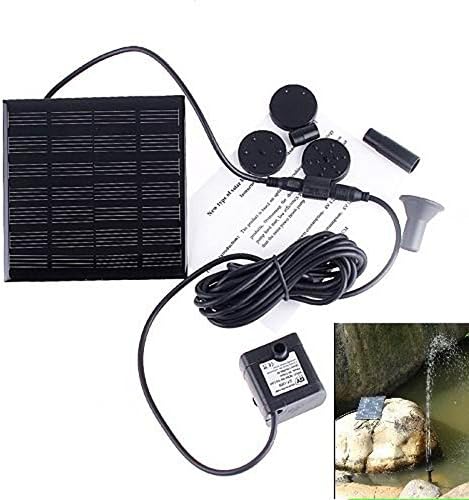 BonAchat Paysage Miniature Fontaine 1W Solaire Solar Power Panel Kit Water Pump Suitable for Bird Bath, Fish Tank, SmallGarden Pond Fountain Pool
