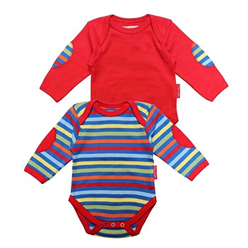 Toby Tiger Bold Stripe Baby T-Shirt 2 Pack (3-6 Months)