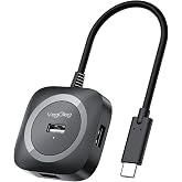 VegGieg 4 Port Type-C to USB 2.0 Multiplexer Hub