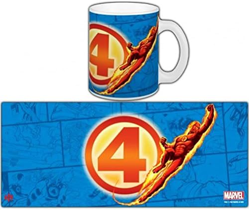 Semic Distribution smug011 – Furniture and Decoration – Mug Marvel Fantastic Four Human Torch Series 1 –