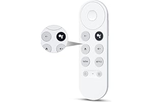 KUKUPOW Mando a Distancia para Chromecast-Google-TV, Mando a Distancia Universal de Bluetooth para Google TV G9N9N, Mando para Google-Chromecast-4K-HD-TV Streaming Stick