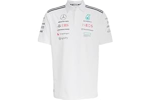 adidas Mercedes - Amg Petronas Formula One Team Team Polo White Men Camisa de Polo Hombre (Pack de 1)