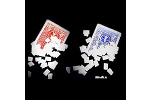 GENERIC Magnifiques Tours de Magie Vanish, Cartes à Jouer, Disparition de démontrent de Neige, Changement de Cartes, Rue Close-up, Gadgets de Tension icidaire