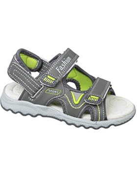 GIBRA® Trekkingsandalen für Kinder, mit Lederfußbett, hellgrau, Gr. 25-31