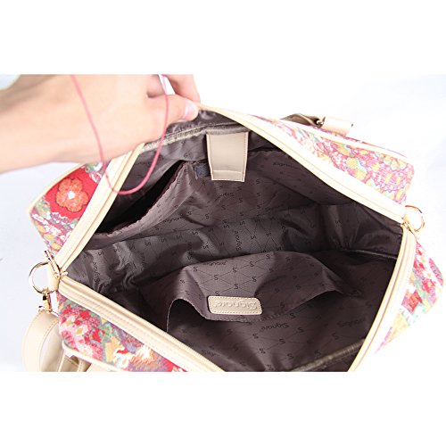 Tapisserie Aktentasche für Damen geeignet als modische Laptoptasche bis 15.6″, im Signare Stil Kaleidoskop - 6