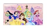 Calendario de Adviento de Disney Princesas con del maquillaje para niños., Contiene 24 artículos diferentes de maquillaje, incluyendo:, - De Los labios (en maceta y en anillo), - De extensiones pelo, - De Los módulos (en forma de corazón, nudo o flor), - un mirroir, - Las pegatinas, etc...