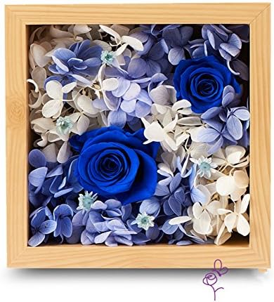 Imported Live Roses In Glass Mask Transparent Gift Box/Flowers Flower Box/ Minimalist Lovers Bracelet-P