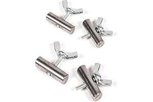 ETOMVOOP Tapones de riel de toldo de 4 Piezas para Caravana, Barco, 25 mm x 8 mm