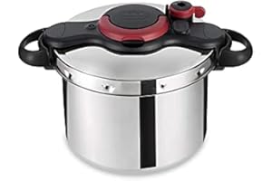 Tefal Clipso MEasy P4624966 Autocuiseur en acier inoxydable 9 l