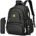 Produktbild Aidonger Baby Wickelrucksack Multi-function Rucksack mit 2 Taschenclips (Schwarz)