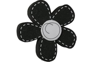 Aerialballs Black Stitch effect Daisy Car Aerial Ball Antenna Topper OR Dashboard Wobbler! (one P&P charge no matter how many items you buy from