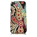 Produktbild Xtra-Funky Exklusiv Paisley-Art bunten Blumen blumigen Druckgummiartige Fest strukturierte Kunststoffkoffer für Apple iPhone 5 / 5S - Entwurf FB