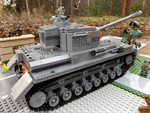 Modbrix 8210 – ✠ Bausteine Panzer IV Ausf. F, 1000 Teile, inkl. custom Wehrmacht Soldaten aus original Lego© Teilen ✠ - 5